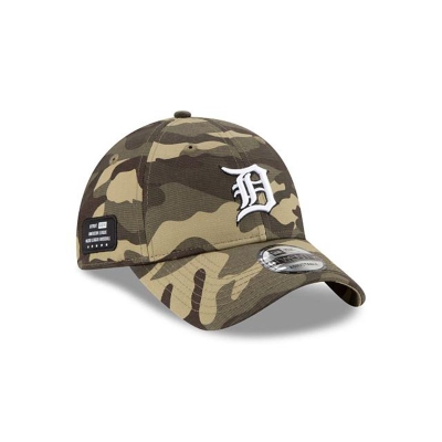 Detroit Tigers Gorra | New Era MLB Armed Forces Weekend 9twenty Adjustable Cap Mexico - Verdes